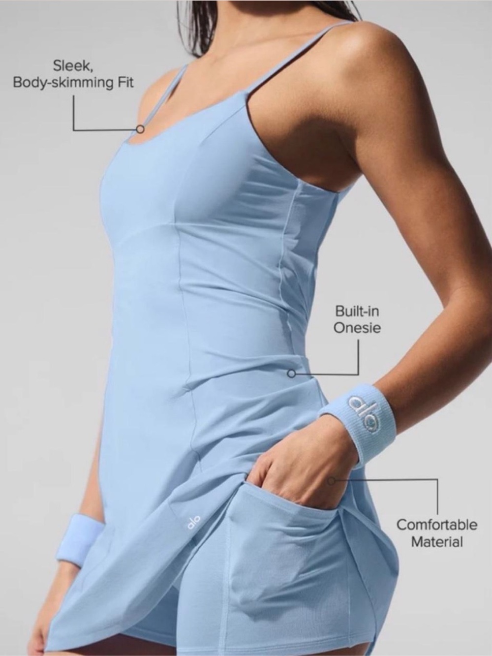 Alo- yoga breezy tennis dress ( S) - Picture 2 of 6